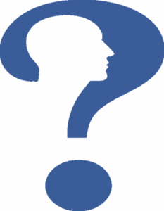 head in question mark